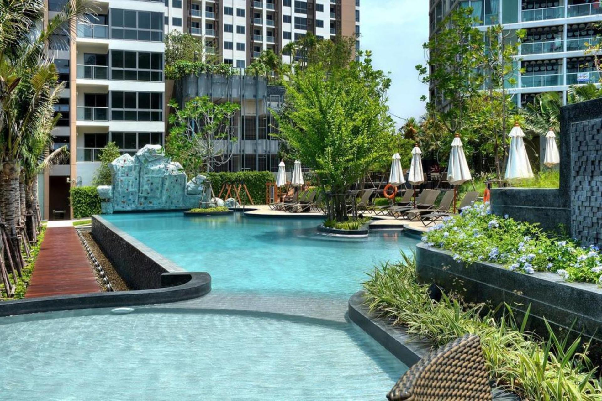 Walking Street Unixx Condo Beautiful Sea View Pattaya ภายนอก รูปภาพ