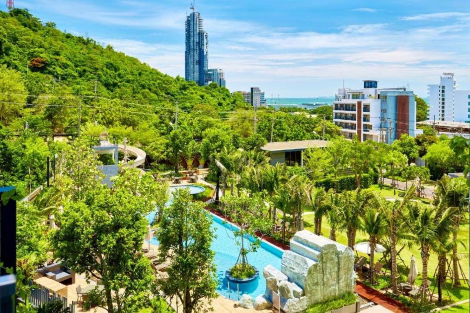 Walking Street Unixx Condo Beautiful Sea View Pattaya ภายนอก รูปภาพ