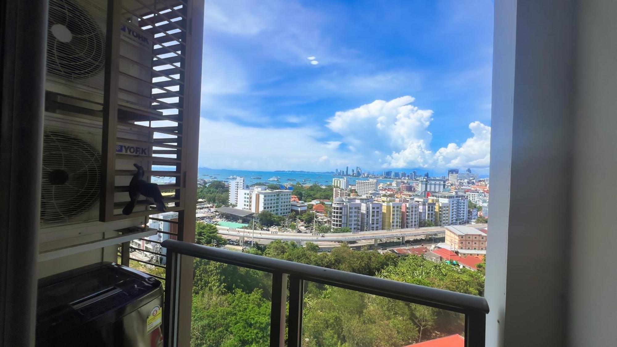 Walking Street Unixx Condo Beautiful Sea View Pattaya ภายนอก รูปภาพ