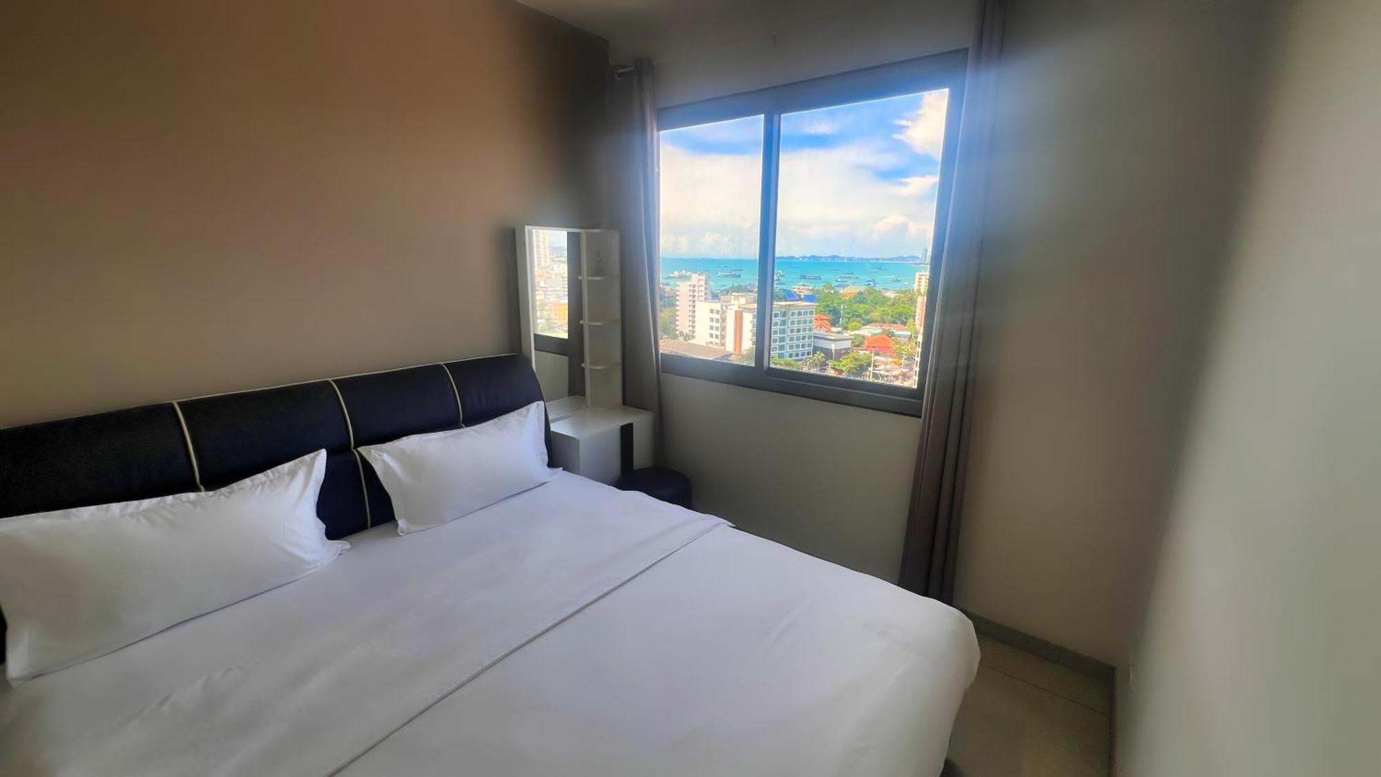 Walking Street Unixx Condo Beautiful Sea View Pattaya ภายนอก รูปภาพ