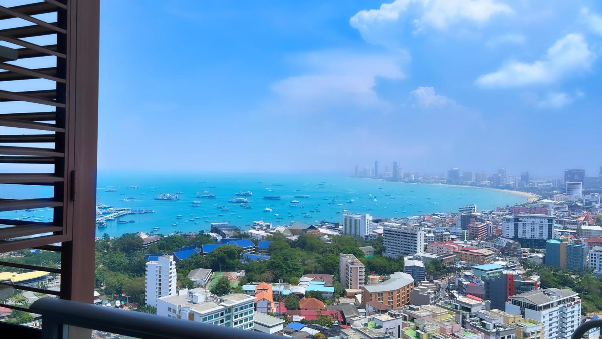 Walking Street Unixx Condo Beautiful Sea View Pattaya ภายนอก รูปภาพ